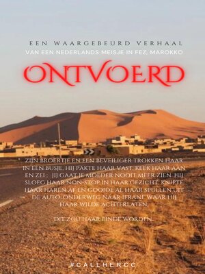 cover image of ONTVOERD in Marokko